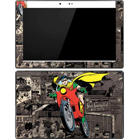 DC Comics Robin Vintage Action pose pattern Surface Pro Tablet Skin